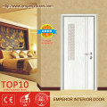 Exterior Interior Tempered PVC Veneer Glass Doors